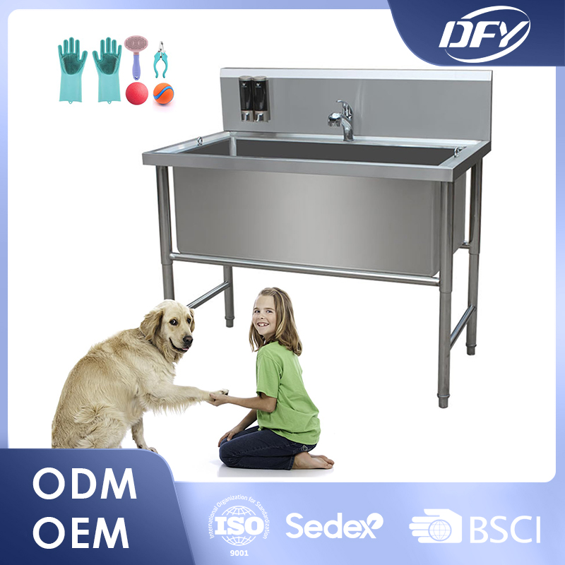 Dog Pet Washing Bathing Station For Home Professional Stainless Steel Pet Dog Bathing Station